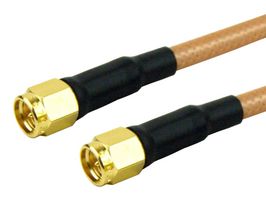 FAIRVIEW MICROWAVE FMC0202143-120 RF / Coaxial Cable Assembly, 10 ft, 3.05 m, RG142, SMA Plug, SMA Plug, 50 ohm