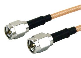 FAIRVIEW MICROWAVE FMC0202317-06 RF / Coaxial Cable Assembly, 6 ", 152.4 mm, RG316-DS, SMA Plug, SMA Plug, 50 ohm