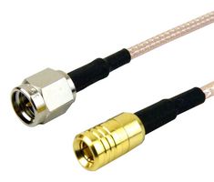 FAIRVIEW MICROWAVE FMC0216315LF-36 RF / Coaxial Cable Assembly, 36 ", 914.4 mm, RG316, SMA Plug, SMB Plug, 50 ohm