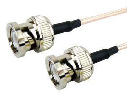 FAIRVIEW MICROWAVE FMC0808315-24 RF / Coaxial Cable Assembly, 24 ", 610 mm, RG316, BNC Plug, BNC Plug, 50 ohm