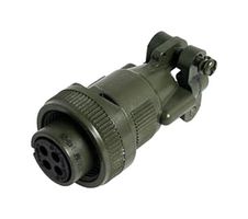 AMPHENOL INDUSTRIAL MS3106E28-12S Circular Connector, MIL-DTL-5015 Series, MS3106 Series, Straight Plug, 26 Contacts, Solder Socket