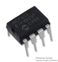 MICROCHIP MCP603-E/P Operational Amplifier, Single, 1 Channels, 2.8 MHz, 2.3 V/µs, 2.7V to 6V, DIP, 8 Pins
