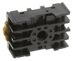 OMRON INDUSTRIAL AUTOMATION PF085A Relay Socket, DIN Rail, Screw, 8 Pins, 5 A, 250 VAC