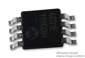 MICROCHIP MCP6031-E/MS Operational Amplifier, Single, 1 Channels, 10 kHz, 0.004 V/µs, 1.8V to 5.5V, MSOP, 8 Pins