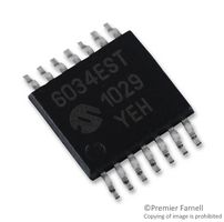 MICROCHIP MCP6034-E/ST Operational Amplifier, Quad, 4 Channels, 10 kHz, 0.004 V/µs, 1.8V to 5.5V, TSSOP, 14 Pins