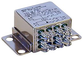 TE CONNECTIVITY - CII 2-1617754-3 Power Relay, 4PDT, 28 VDC, 10 A, FCA-410 Series, Panel Mount, Non Latching