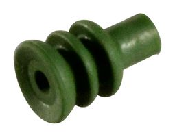 TE CONNECTIVITY - AMP 347874-1 Connector Accessory, Silicon Rubber, Green, Wire Seal, AMP Econoseal III Contacts