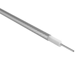 HUBER+SUHNER SUCOFORM_47_CU Coaxial Cable, 25 ft, Sucoform 47CU, Silver Plated Copper, 1.19 mm, 50 ohm