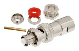 FAIRVIEW MICROWAVE FMCN45908 RF / Coaxial Connector, SHV Coaxial, Straight Plug, Solder, Clamp, 50 ohm