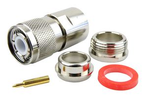 FAIRVIEW MICROWAVE SC4823 RF / Coaxial Connector, HN Coaxial, Straight Plug, Solder, Clamp, 50 ohm, RG14, RG217, Brass