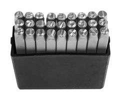 MULTICOMP PRO MP011893 Letter Stamp, Chrome Vanadium Steel, 0.157", A to Z / &, 27 Pieces