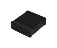 HAMMOND 1455J801BK Metal Enclosure, Multipurpose, Extruded Aluminum, 80 mm, 78 mm, 27 mm