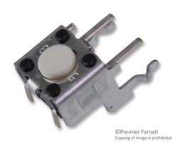 ARATAS B3F-3100 Tactile Switch, B3D Series, Side Actuated, Through Hole, Round Button, 100 gf, 50mA at 24VDC