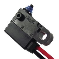 OMRON ELECTRONIC COMPONENTS D2HW-C202MR Microswitch, Subminiature, Pin Plunger, SPST-NC, Wire Leaded, 2 A, 12 V
