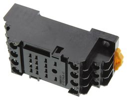 OMRON INDUSTRIAL AUTOMATION PYF14A-E-US Relay Socket, DIN Rail, Screw, 14 Pins, 5 A