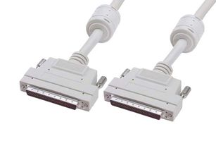 L-COM CAF900MM-1M Computer Cable, SCSI-3, HD-68 Plug, HD-68 Plug, 3.3 ft, 1 m, Light Gray, CAF900MM Series