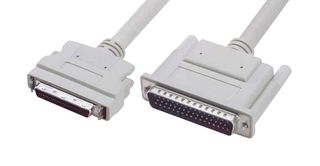 L-COM CA805-05M Computer Cable, SCSI-2, D Sub 50 Position Plug, HD-50 Plug, 19.7 ", 500 mm, Light Gray