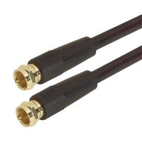 L-COM CCF6-100 RF / Coaxial Cable Assembly, 100 ft, 30.5 m, RG6/U, F-Type Plug, F-Type Plug, 75 ohm