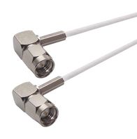 L-COM CCSR188A-4 RF / Coaxial Cable Assembly, 4 ft, 1.2 m, RG188A/U, SMA Right Angle Plug, SMA Right Angle Plug