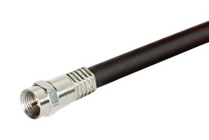 L-COM CC6QF-50 RF / Coaxial Cable Assembly, 50 ft, 15.2 m, RG6, F-Type Plug, F-Type Plug, 75 ohm
