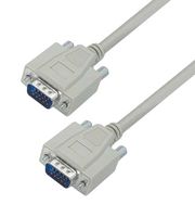 L-COM CHD15MM-5 Computer Cable, HD-15 Plug, HD-15 Plug, 5 ft, 1.5 m, Light Gray, CHD15MM Series
