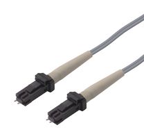 L-COM FODMTRJP-03 Fiber Optic Cable, Multimode, OM1, 2 Fibers, 62.5µm / 125µm, MT-RJ to MT-RJ, 9.8 ft