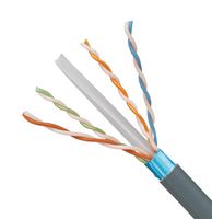 L-COM CHD44MM-10 Networking Cable, Shielded, Cat6a, 23 AWG, 1000 ft, 304.8 m