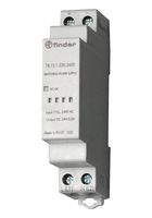 FINDER 78.12.1.230.2400 AC/DC DIN Rail Power Supply (PSU), ITE, 1 Output, 12 W, 24 VDC, 500 mA