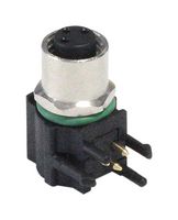BULGIN LIMITED PXMBNI08RAF03APCM8 Sensor Connector, PXM Series, M8, Female, 3 Positions, PCB Socket, Right Angle PCB Mount