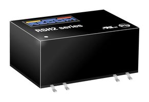RECOM POWER RSH2-1212S/H3-R Isolated Surface Mount DC/DC Converter, ITE, Surface Mount DIP, 1:1, 2 W, 1 Output, 12 V