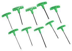 MULTICOMP PRO MP013233 Torx Key Set, T6/T7/T8/T9/T10/T15/T20/T25/T27/T30, T - Handle, Steel, 10 Pieces