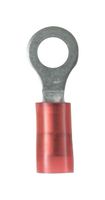 PANDUIT PN18-38R-C Ring Tongue Terminal, M10, 3/8", 18 AWG, 1 mm², PN Series, Red