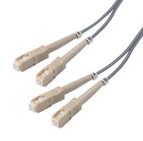 L-COM FODSC-20 FO CABLE, SC-SC DUPLEX, OM1, 65.6