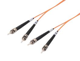 L-COM FODSTC50-20 FO CABLE, ST-ST DUPLEX, OM2, 65.6