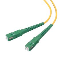 L-COM SFOSCA-04 Fiber Optic Cable, Singlemode, 1 Fibers, 9µm / 125µm, SC Simplex to SC Simplex, 13.1 ft