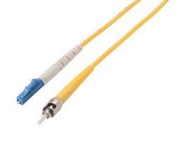 L-COM SFOST-LC-03 Fiber Optic Cable, Singlemode, 1 Fibers, 9µm / 125µm, ST Simplex to LC Simplex, 9.8 ft