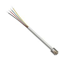 L-COM TDC019-1 Ethernet Cable, RJ11 Plug to Free End, Gray, 304.8 mm, 1 ft