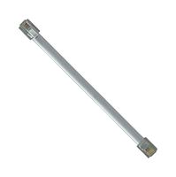 L-COM TDC057-1 Ethernet Cable, RJ12 Plug to RJ12 Plug, Gray, 310 mm, 1 ft