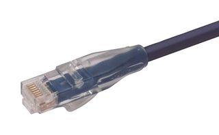 L-COM TRD695BL-75 Ethernet Cable, Cat6, RJ45 Plug to RJ45 Plug, UTP (Unshielded Twisted Pair), Blue, 22.9 m, 75 ft