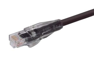 L-COM TRD815BLK-75 Ethernet Cable, Cat5e, RJ45 Plug to RJ45 Plug, UTP (Unshielded Twisted Pair), Black, 22.9 m