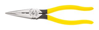 KLEIN TOOLS D203-8N Combination Pliers, Long Nose, Side Cutting, Heavy Duty, 12AWG Stripping Capacity, 8.5"