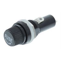 MCM 28-063 Fuseholder, Cartridge, 1 Fuse, 10 A, 250 V, 1/4" x 1-1/4", 6.3mm x 32mm, Solder