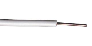 MULTICOMP PRO 24-1855-9 Wire, Hook Up, PVDF, White, 30 AWG, Solid, 25 ft