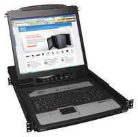 EATON TRIPP LITE B020-U08-19-1P Switch, KVM, Rackmount, 1U, Automatic, 16-Way