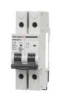 CARLO GAVAZZI GMB632PC20 Thermal Magnetic Circuit Breaker, GMB63 Series, 20 A, 2 Pole, 125 V, 240 V, DIN Rail