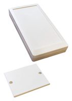 BOX ENCLOSURES MBM107 Plastic Enclosure, 1 9-V,  2 9-V, or 4 AA, Medium Mobile Box, Handheld, ABS, 43.94 mm, 101.1 mm