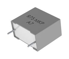 KEMET R75UR31004030J Power Film Capacitor, Metallized PP, Radial Box - 2 Pin, 0.1 µF, ± 5%, High Frequency