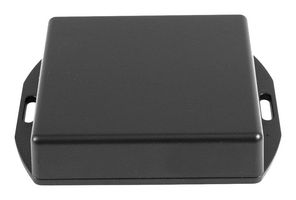 HAMMOND 1551XFLBK Plastic Enclosure, w/ Flange, Handheld, ABS, 20 mm, 80 mm, 80 mm, IP54