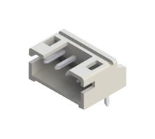 EDAC 140-504-415-000 Pin Header, Wire-to-Board, 2 mm, 1 Rows, 4 Contacts, Through Hole Right Angle, 140 Series