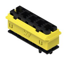 WURTH ELEKTRONIK 491104015 Automotive Connector Housing, Black/Yellow, WR-WSP Series, Receptacle, 5 Positions